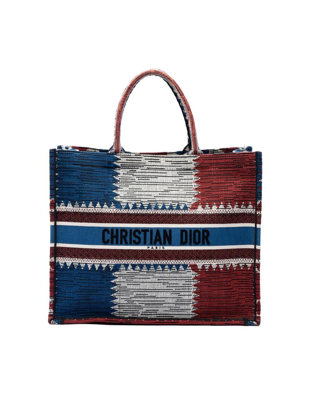 Dior Large Canvas French Flag Book Tote #315564D14B